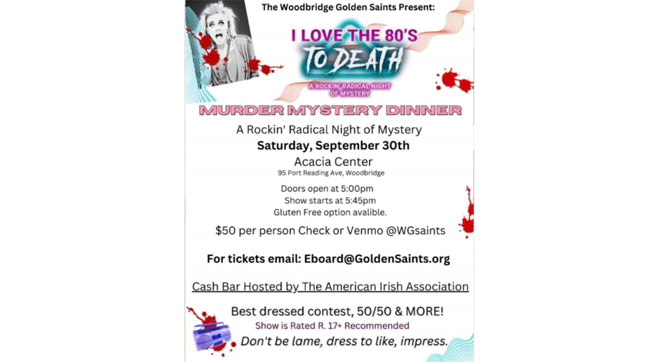 Murder Mystery Dinner Fundraiser